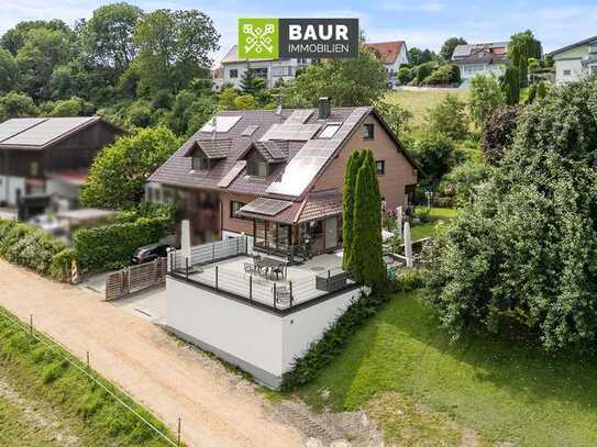 360° I IM NATURPARADIES! Doppelhaushälfte in Öpfingen mit unverbaubarem Blick auf die Donau