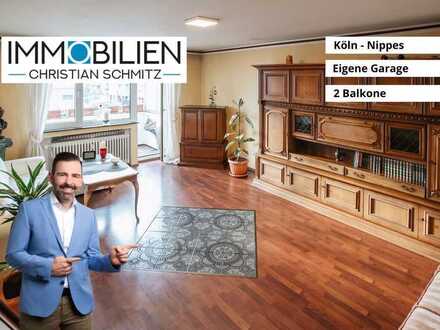 # Jetzt wird es spannend...Veedelswohnung - inkl. 1 Garage 2 Balkonen