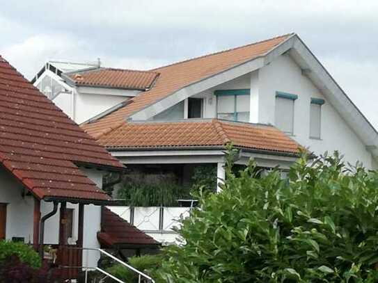 Gepflegte 2-Zimmer-DG-Wohnung mit Balkon und EBK in Aspach