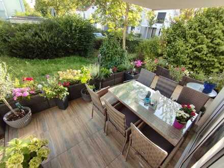 Provisionsfreie, helle 3,5-Zimmer-Wohnung mit Terrasse und Einbauküche in Künzelsau