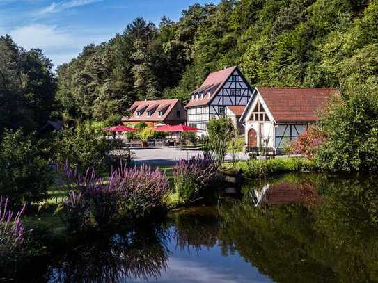 Einzigartiges Mühlenanwesen in Alleinlage des Spessart