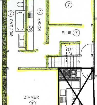 Attraktive 2-Zi.-Whg. mit Balkon in gehobener Halbhöhen-Wohnlage