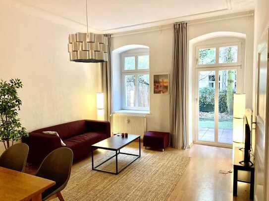 Prenzlauer Berg Helmholtzkiez, eigener Garten und Terrasse: Ruhige 2-Zimmer Whg frei ab 01. Dezember