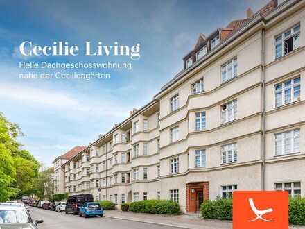 Cecilie Living - Helle Dachgeschosswohnung nahe der Ceciliengärten