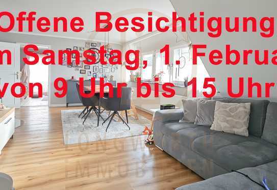 Maisonette mit Doppelgarage und großer Dachterrasse im Bieterverfahren