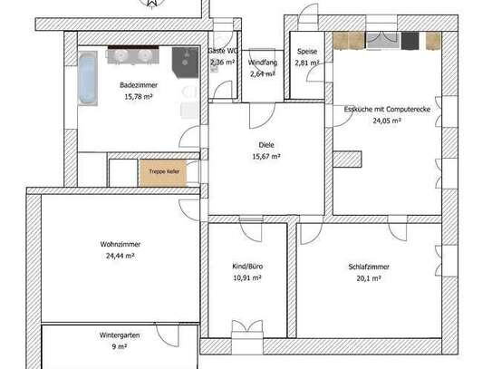 Großzügige 3-Zimmer-Erdgeschoß-Wohnung in Deggendorf