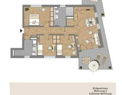 Ihr neues Zuhause! 4-Zi-Wohnung mit sonniger Terrasse und Garten, Aufzug und Tiefgarage