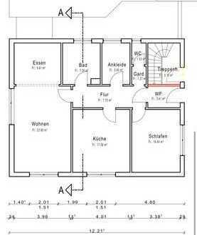 Sanierte Wohnung mit Zwei Zimmern und Einbauküche in Quakenbrück