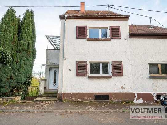 VERWIRKLICHUNG - teilrenoviertes Einfamilienhaus mit Garten in Schiffweiler!