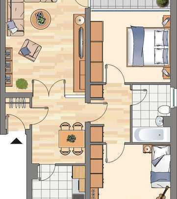 3-Zimmer-Wohnung in Recklinghausen Ost