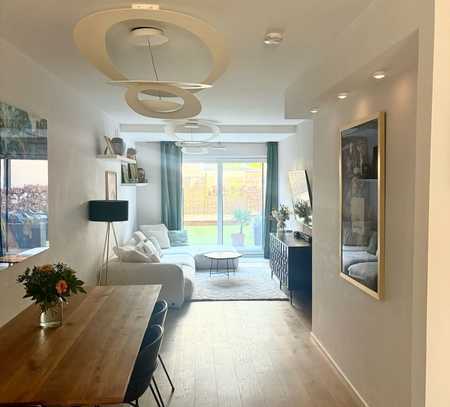 Stilvolle 3-Zimmer-Wohnung mit hochwertiger Einbauküche, Garten & TG-Stellplatz in Köln-Bayenthal
