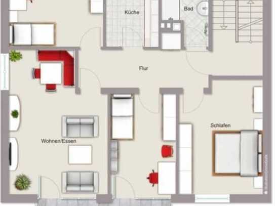 Moderne 4-Zimmer-Wohnung mit gehobener Innenausstattung mit EBK in Döse