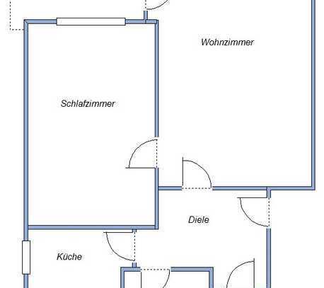 2 Zimmer-Wohnung in Mittelstadt-Reutlingen