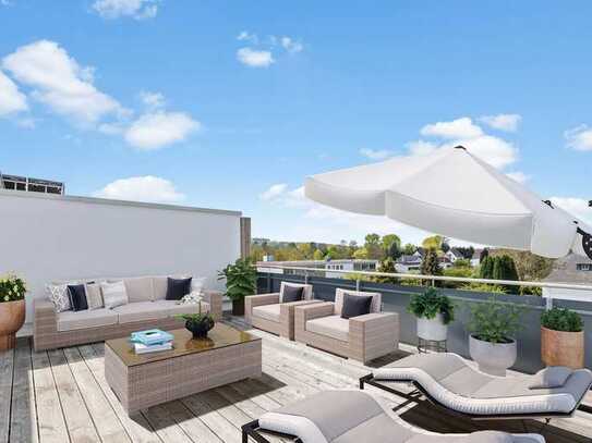 +++WOW+++3,5-Zimmer-TRAUM-PENTHOUSE+++ZWEI DACHTERRASSEN, AUFZUG, TG-STELLPLATZ+++
