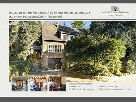 Traumhaft schöne, historische Villa im englischen Landhausstil in Rheinbrohl
