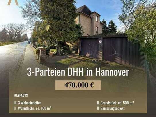 Doppelhaushälfte mit Potenzial - Sanierungsprojekt in Hannover