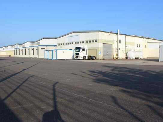 PROVISIONSFREI 5250 m² RAMPENLAGER + 190 m² Büro / mit Verladerampen / 6 m UK Binder / ab sofort