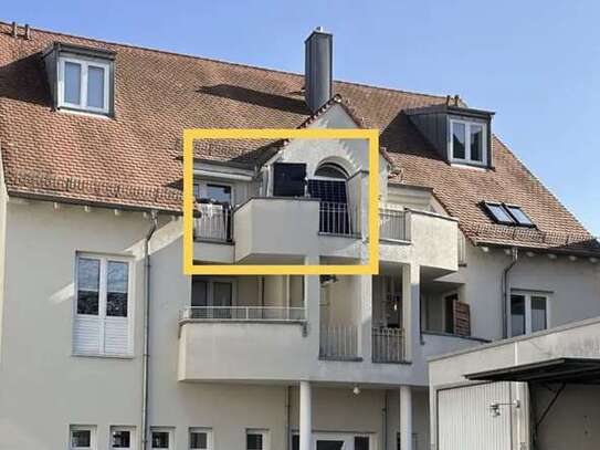 Wohnung "mit allem drum und dran" 2-Zimmer-Wohnung mit Balkon, EBK, Parkplatz zentral in Weinheim