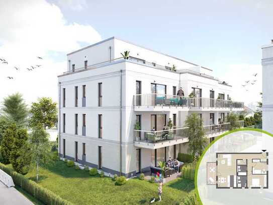 Neubau 3-Zimmer-Wohnung mit XL-Balkon I Aufzug I provisionsfrei