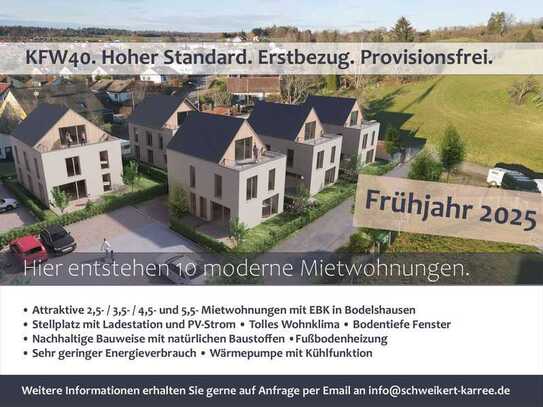 Erstbezug mit Balkon und EBK: Geschmackvolle 5,5-Raum-Maisonette-Wohnung mit geh. Innenausstattung