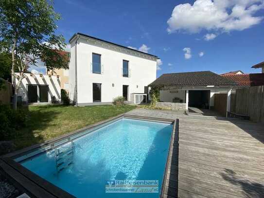 KfW 40 Einfamilienhaus in Gaimersheim! beheizter Pool mit Pool-Haus, Klimaanlage, Kamin uvm.