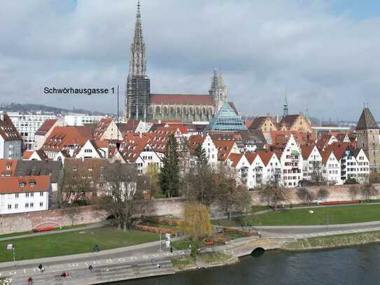 Exklusive Maisonettewohnung im Ulmer Fischer- und Gerberviertel mit Garagenstellplatz