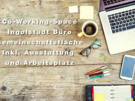 Co-Working-Space
Ingolstadt Büro - Gemeinschaftsfläche
Inkl. Ausstattung und Arbeitsplatz