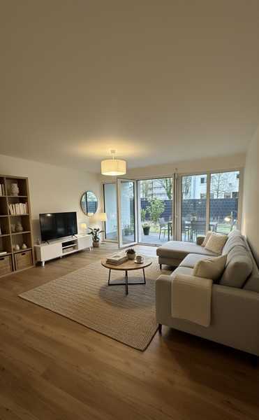 PROVISIONSFREI UND BEZUGSFERTIG | 3-Zimmer-Neubauwohnung mit eigenem Garten und Ankleidezimmer