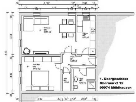 Schöne 2 Raum Wohnung in perfekter Lage beim Postplatz/Steinweg