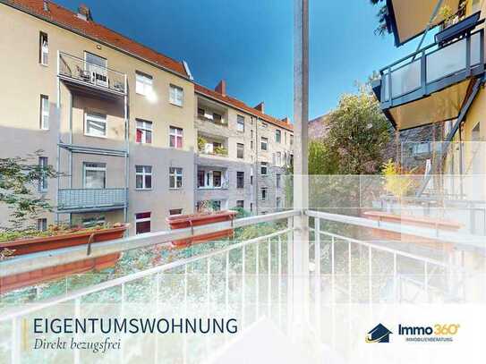 Schöne 1-Zimmer-Altbauwohnung im Schillerkiez mit Balkon