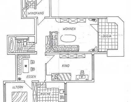 3,5-Zimmer-Wohnung mit Balkon in Darmstadt-Nord