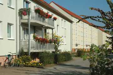 FRISCH RENOVIERTE 2-Zimmer-Wohnung mit Balkon im grünen Güsen