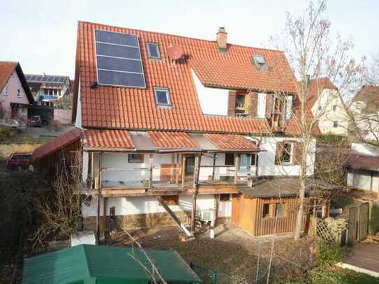 ...das Wohnhaus mit ausgebauter Scheune und Carport für Holzliebhaber und Selbermacher!