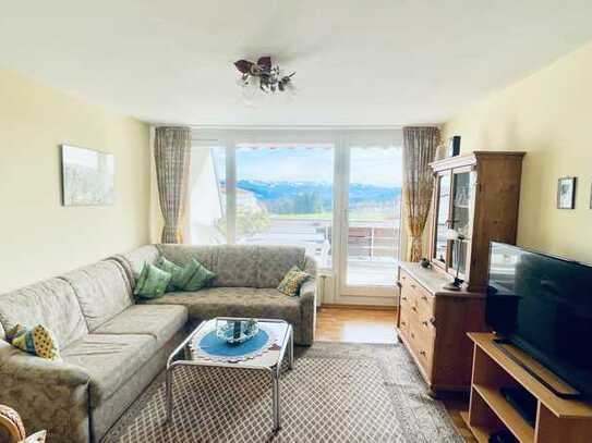 2 Zimmerwohnung mit super schöner Alpensicht