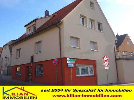 KILIAN IMMOBILIEN! LADENFLÄCHE / BÜRO MIT CA. 90 M² IM ERDGESCHOSS IN ROTH! WC + LAGER! 3 EINGÄNGE