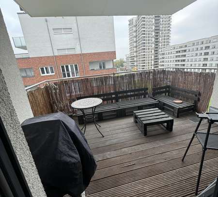 Schöne 2-Zi-Wohnung, 58qm mit großem Balkon inkl. Einbauküche in Top-Lage