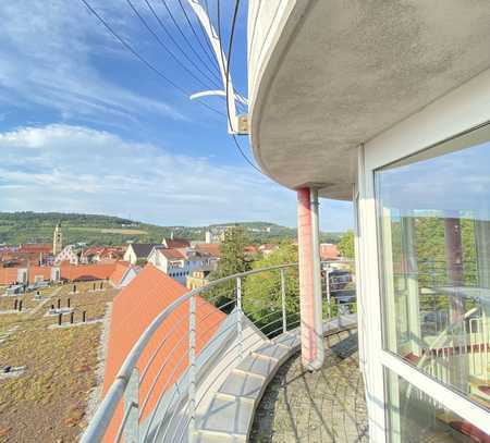 Traumhafte Maisonette-Wohnung mit 360°-Blick über die Stadt