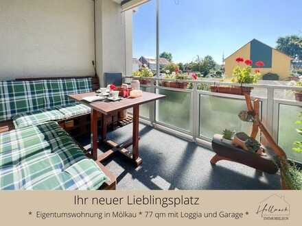Tolle Eigentumswohnung in Mölkau mit sonniger Loggia & Garage * Eigennutzung ab 2024 *