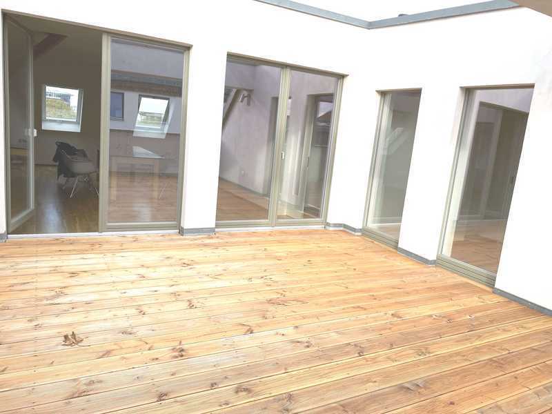 Ein Penthouse mit Terrasse in der Sachsenmetropole Leipzig