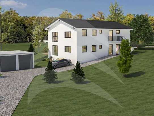 LICHT & RAUM: Hochwertiges Zweifamilienhaus im KfW40-Standard