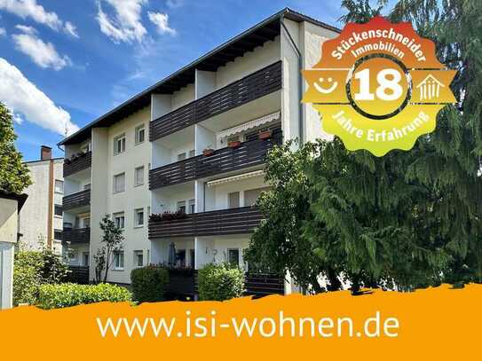 Zentrale Lage! 2-Zimmer Wohnung mit Balkon und Pkw-Stellplatz in Dörnigheim! www.isi-wohnen.de