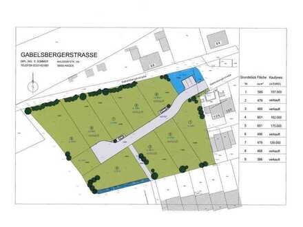 Baugrundstück im Neubaugebiet Gabelsbergerstraße