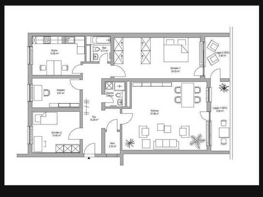 Attraktive 4-Raum-Wohnung in Hürth-Kiebitzweg mit direkter Straßenbahn Anbindung und zentraler Lage