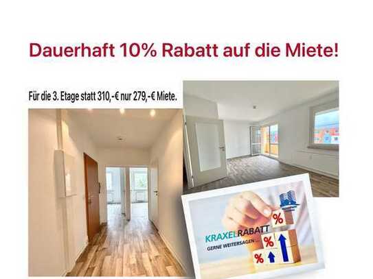 Bezaubernd schöne 3-Raum-Wohnung mit Balkon