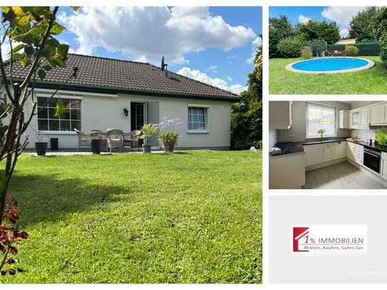 Exklusiver Bungalow in Neuenhagen mit Pool - für Jung und Alt- Haus bei Berlin!