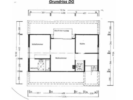 Exklusive, vollständig renovierte 2-Zimmer-DG-Wohnung mit EBK in Bietigheim-Bissingen