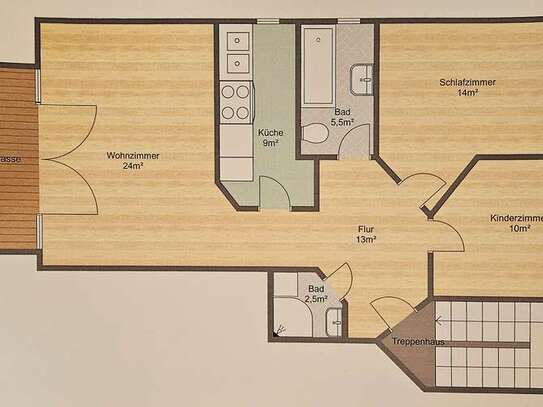 Barrierefrei Erdgeschosswohnung sucht nette Mieter!