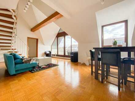 Lichtdurchflutete 6 ZKB Maisonettewohnung 
im Augsburger Univiertel zu vermieten!