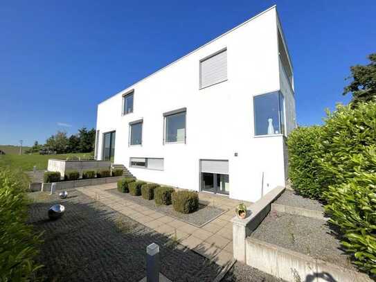 Minimalistisch, kubisch, abstrakt: moderne Loft-Villa der Philipp Architekten in Buchen (Odenwald)