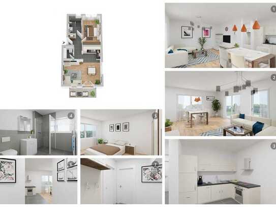 Exklusive Neubauwohnung in GN-Stadt EBK / Balkon / Tagesl.-Bad / lux. Ausstat. / Keller / Stellplatz